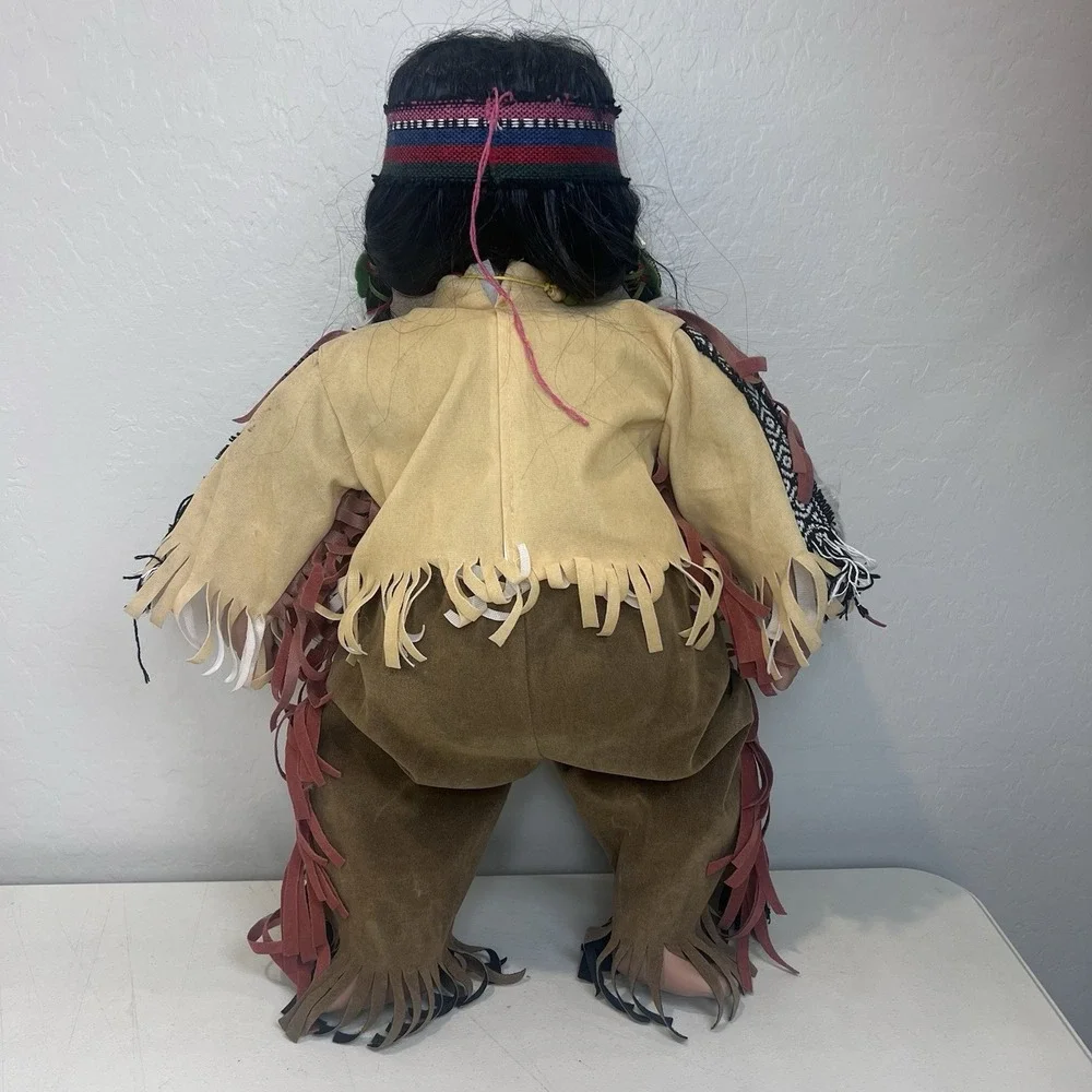 Eskimo Baby Indian 21" Tall Doll "Cathy's Collection" #417/5000 Porcelain Native - Picture 7 of 10